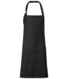 PR122 Premier Regenerate Bib Apron BLACK DENIM colour image